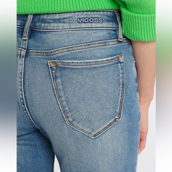 Vigoss‎ Thompson Tomboy Mid rise Jean Size 16 Color Indigo - Picture 5 of 10